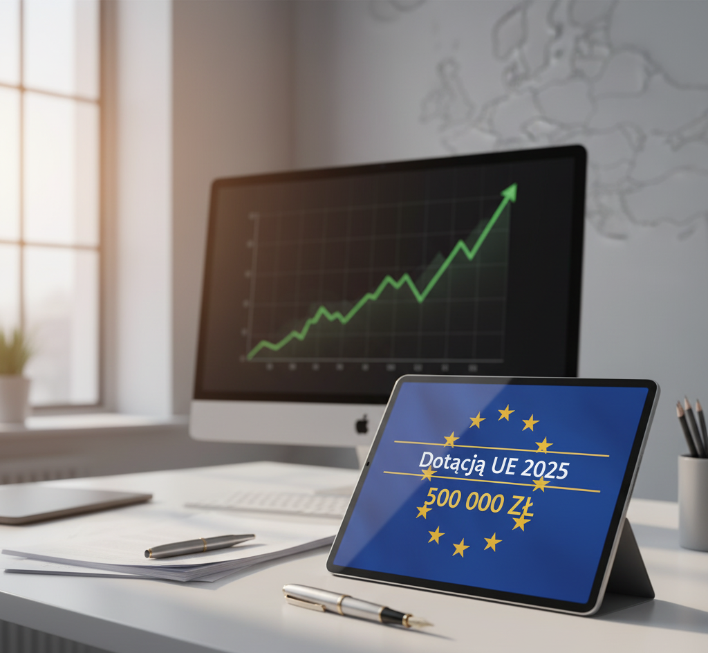 Dotacje unijne 2025 dla małych firm – możliwość uzyskania nawet 500 tys. zł